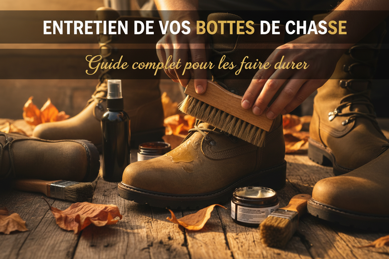 Entretien des bottes et chaussures de chasse : guide complet pour les faire durer
