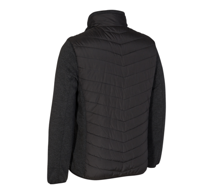Veste matelassage et tricot Moor noir 5575 COLOR 999